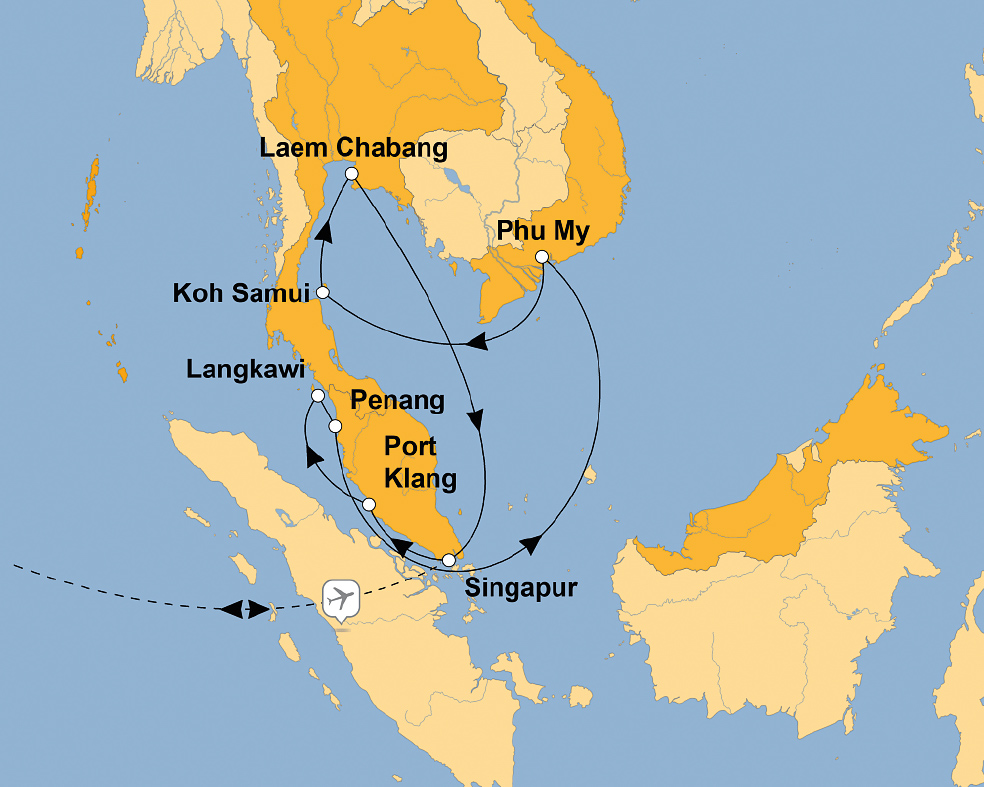 Mein Schiff 6 Asien Mit Singapur Sz Reisen Reisen Sie