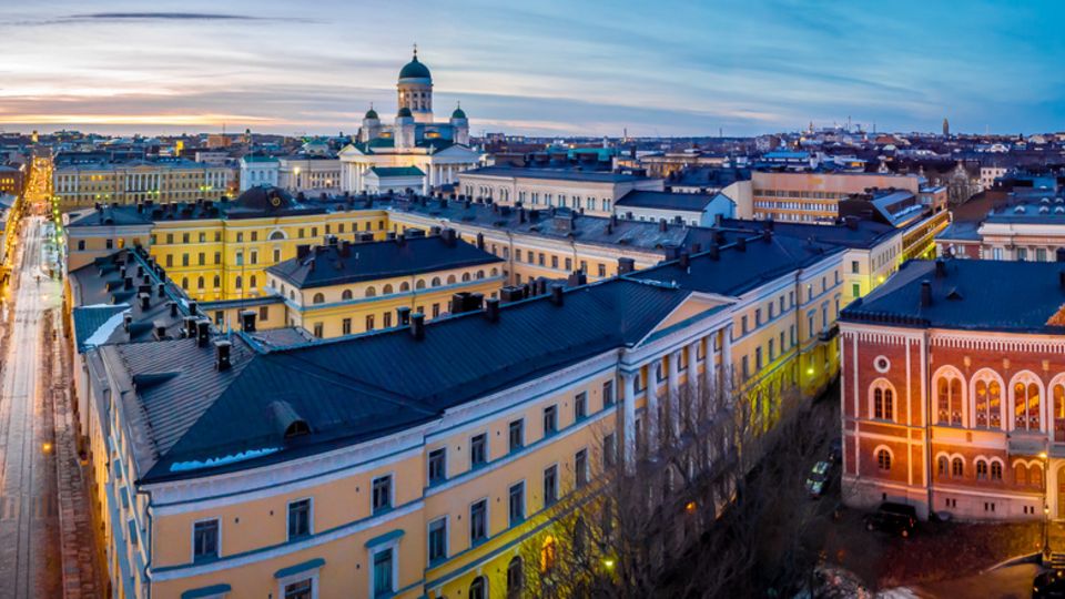 Blick über Helsinki