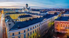 Blick über Helsinki