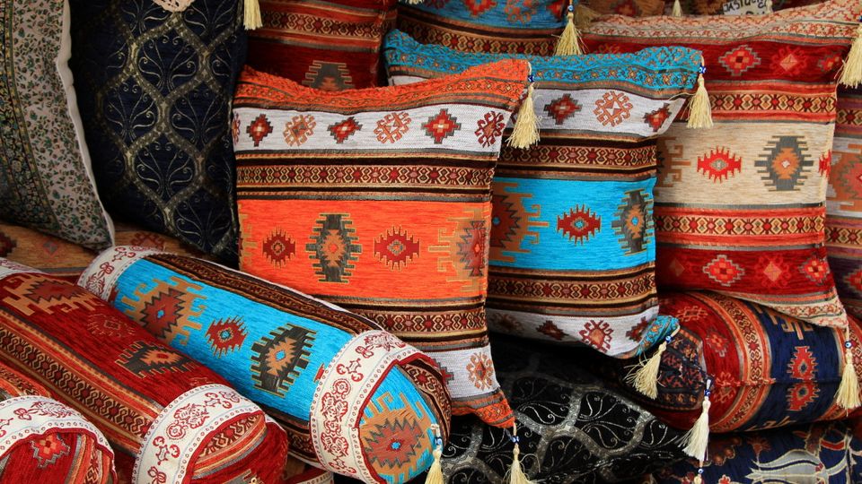 Orientalische Kissen in Sarajevo