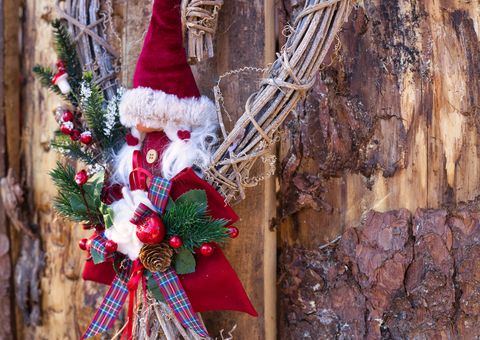 Weihnachtsdekoration in Levico Terme