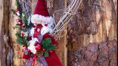 Weihnachtsdekoration in Levico Terme