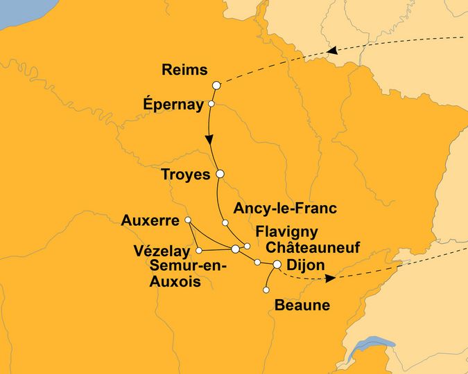 Ihre Reiseroute