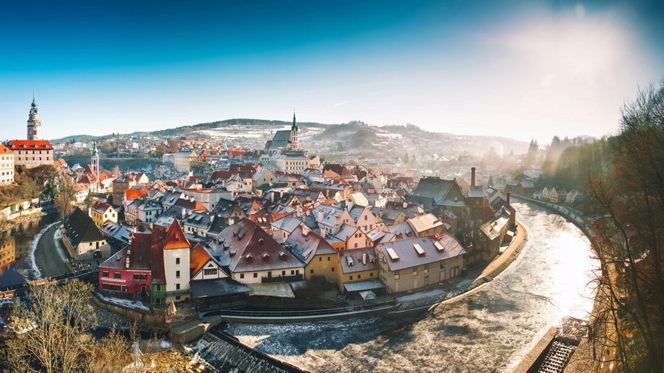 Cesky Krumlov in Winter