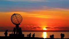 Mitternachtssonne am Nordkap