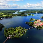 Burg Trakai an einem Sommertag