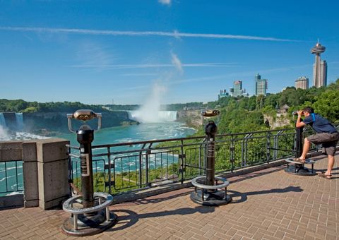 Niagara Wasserfälle, Blick von der Plattform