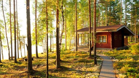 Cottage am See auf einer Finnland Reise mit sz-Reisen