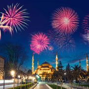 Feuerwerk in Istanbul