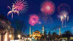 Feuerwerk in Istanbul