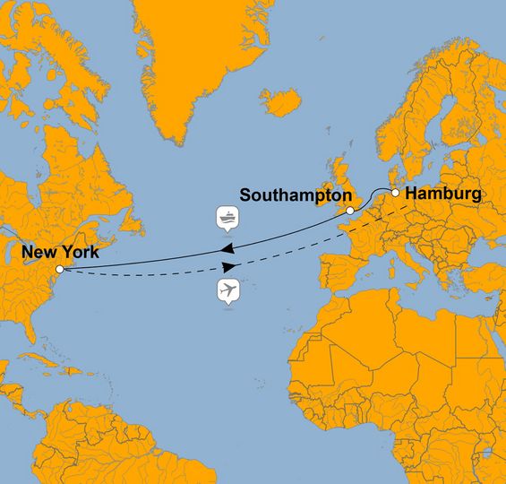 Ihre Reiseroute