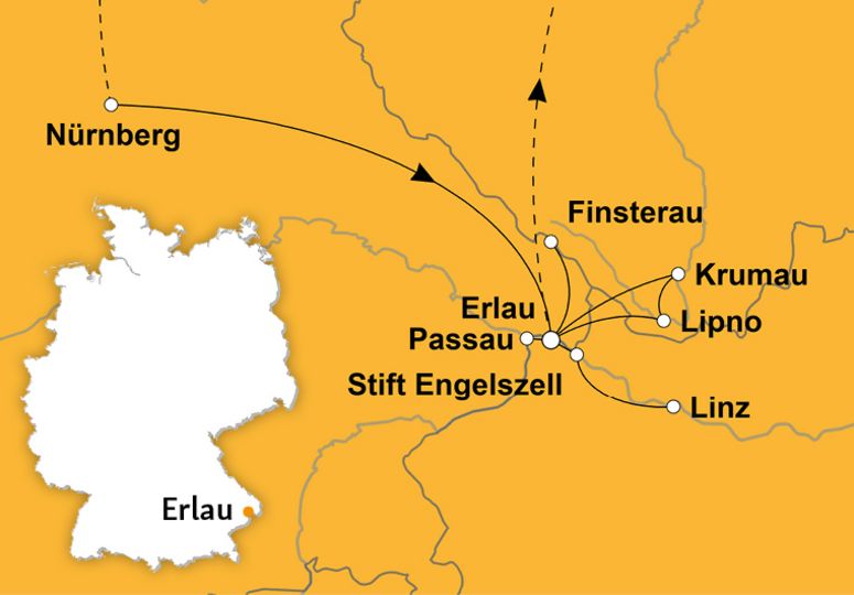 Ihre Reiseroute