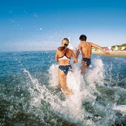 Badespass in der Ostsee