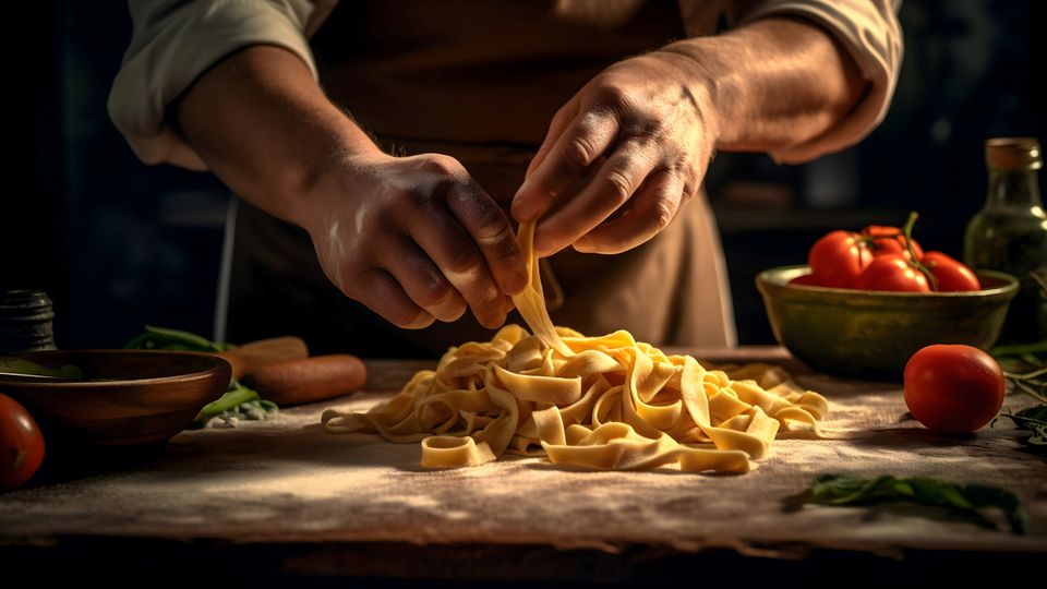 Pasta Herstellung