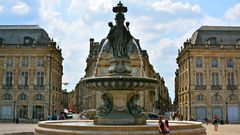 Place de la Bourse - Platz in Bordeaux, Frankreich