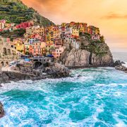 Cinque Terre bei Sonnenuntergang