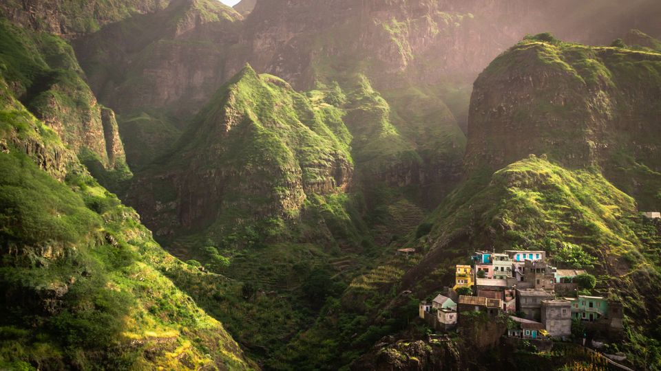 Fontainhas, kleiner Ort auf Santo Antão