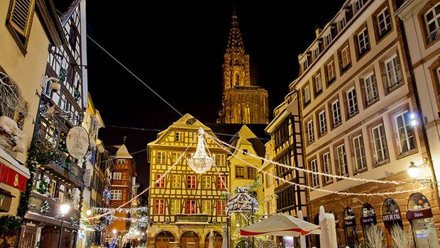 Straßburg, Weihnacht' in der Altstadt