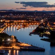 Koblenz Moselmündung Rhein