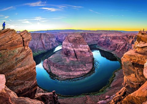 Horseshoe Bend bei Sonnenuntergang