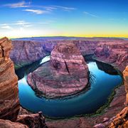 Horseshoe Bend bei Sonnenuntergang