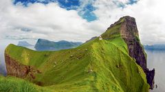 Leuchtturm auf den Färöer-Inseln