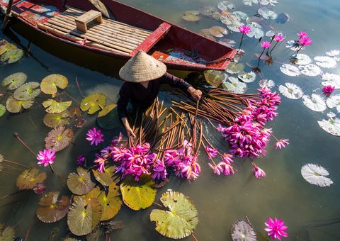 Yen Fluss in Vietnam