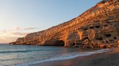 Matala Beach auf Kreta