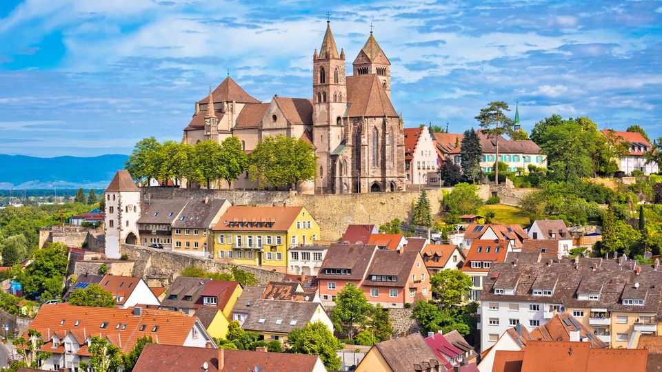 Blick auf Breisach