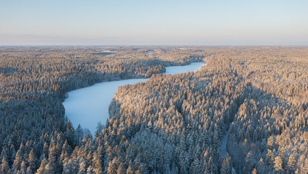 Finnland im Winter, Jyväskylä