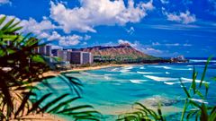 Waikiki Beach auf Hawaii