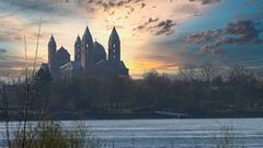 Speyer, Dom im Abendlicht