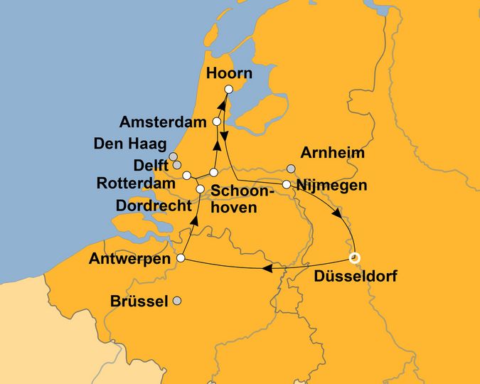Ihre Reiseroute
