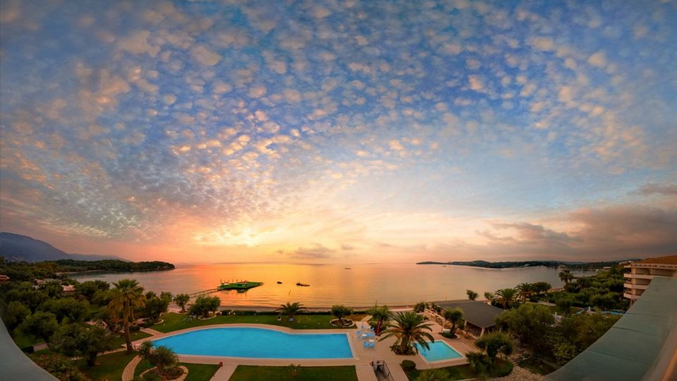 Panoramablick vom Hotel Elea Beach Resort