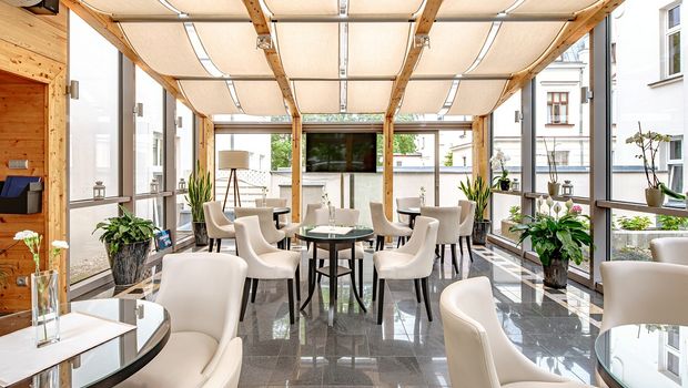 Wintergarten im Jantar Spa Hotel