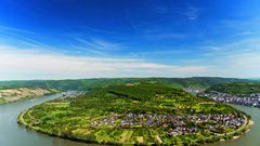 Rheinschleife bei Filsen - Mittelrhein