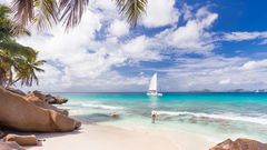 Katamaranausflug auf den Seychellen