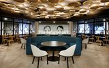 modernes Restaurant im Hotel Grand Palladium auf Sizilien in Italien