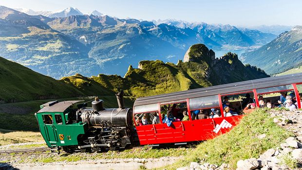 Brienz Rothorn Bahn im Berner Oberland