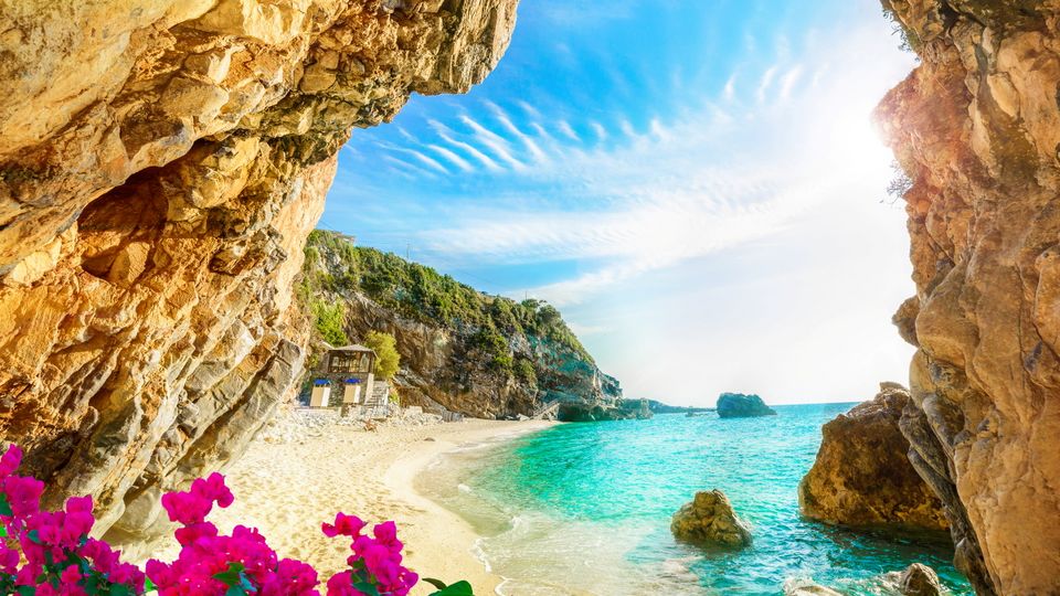 Strand auf Korfu