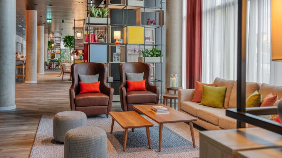 Gemütliche Hotellobby