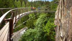 Cliffwalk im Capilano Suspension Bridge, Vancouver