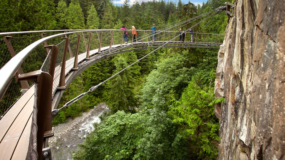 Cliffwalk im Capilano Suspension Bridge, Vancouver