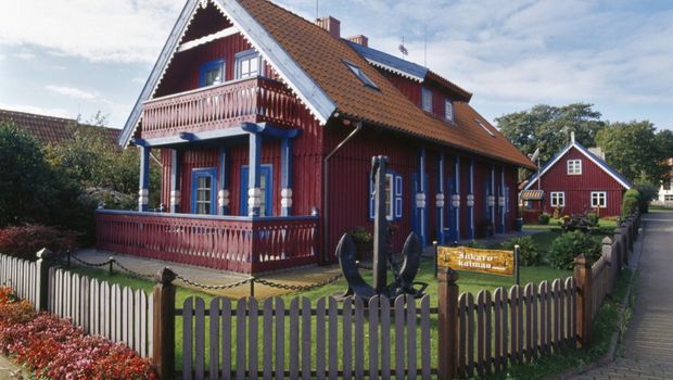Nida, Typisches Holzhaus