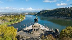Kaiser-Wilhelm-Denkmal am Deutschen Eck in Koblenz