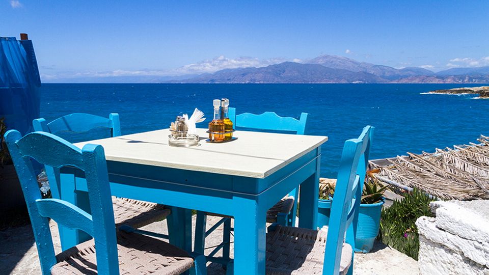 Blick über die Bucht von Matala