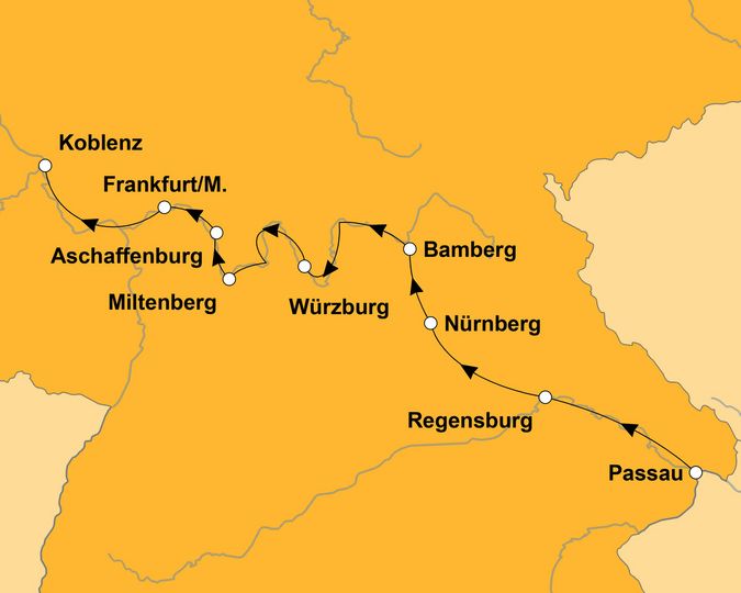 Ihre Reiseroute