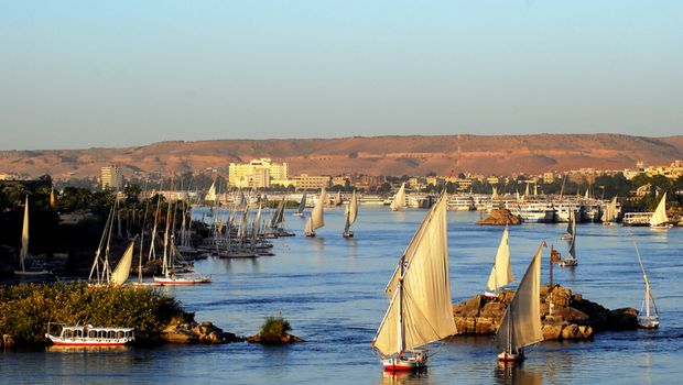 Feluken auf dem Nil