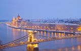 Winterliches Stadtbild von Budapest