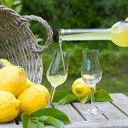 Limoncello und Zitronen